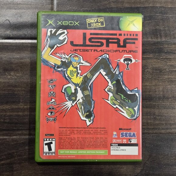 JSRF Jet Set Radio Future & Sega GT 2002 Original Microsoft Xbox ~ Complete! - Picture 3 of 5